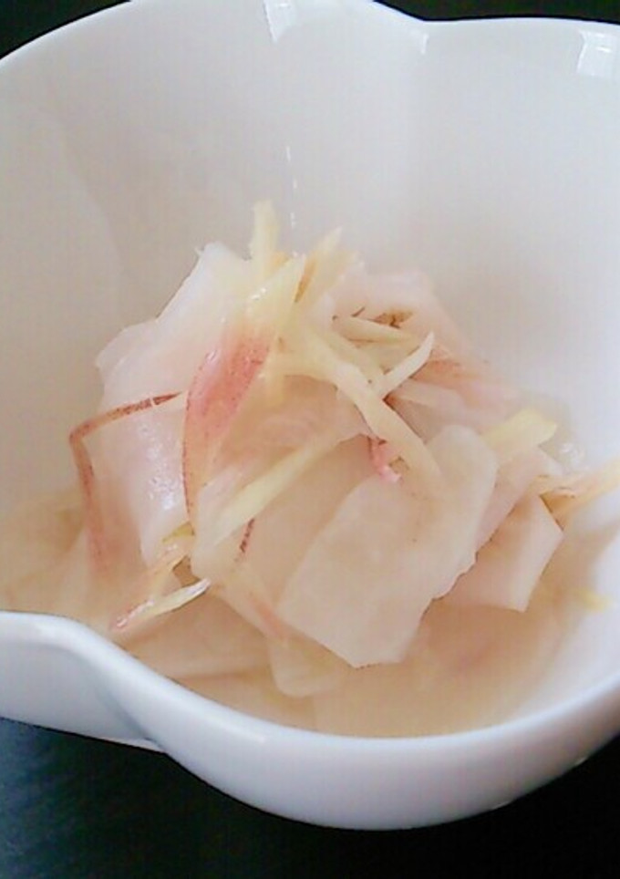 かぶとミョウガの酢の物-レシピのメイン写真