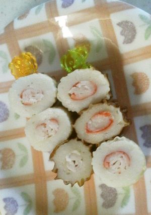 ちくわINカニカマ　お弁当の隙間に-レシピのメイン写真
