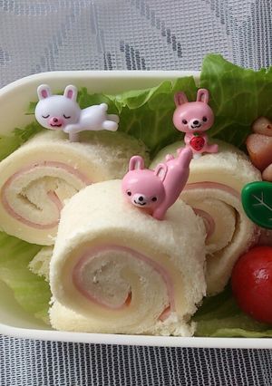 くるくるサンドイッチ-レシピのメイン写真