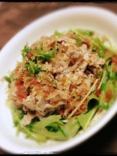 梅でさっぱり☆冷しゃぶサラダ-レシピのメイン写真