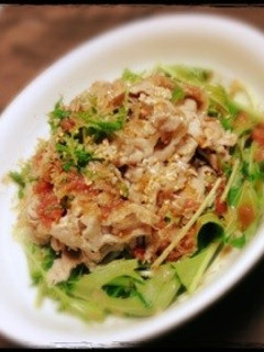 梅でさっぱり☆冷しゃぶサラダ-レシピのメイン写真