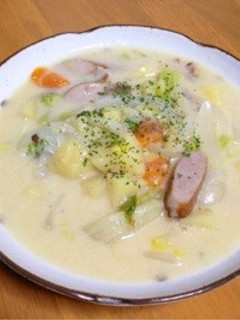 *牛乳でクリームシチュー-レシピのメイン写真