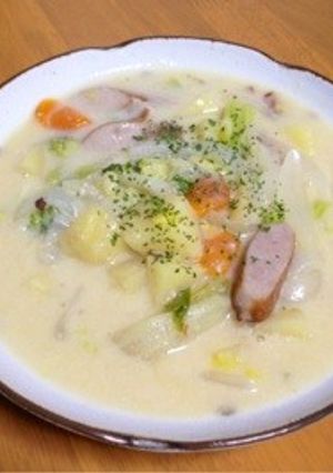 ＊牛乳でクリームシチュー-レシピのメイン写真