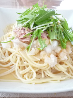 暑い日にも!さっぱり大根おろしのパスタ-レシピのメイン写真