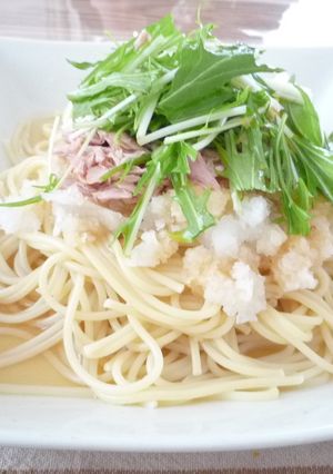 暑い日にも!さっぱり大根おろしのパスタ-レシピのメイン写真