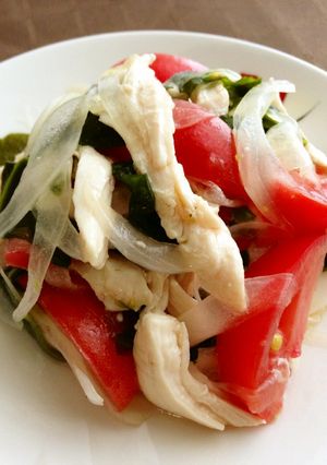 ❦鶏ささみとわかめのナンプラー和え❦-レシピのメイン写真