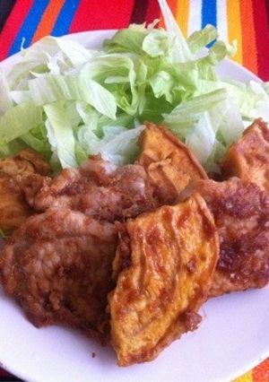 豚と車麩の生姜焼き-レシピのメイン写真