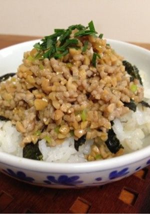 ヘルシー(^^)納豆そぼろ丼-レシピのメイン写真