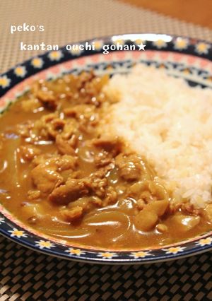 どこか懐かしい☆簡単中華風ポークカレー☆-レシピのメイン写真