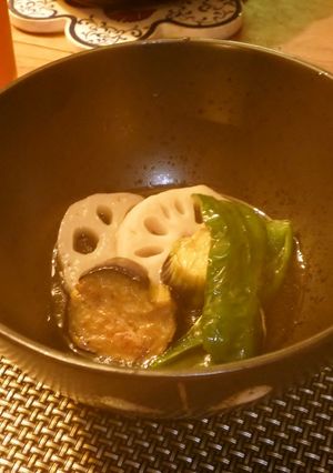 れんこんと夏野菜の揚げ煮びたし-レシピのメイン写真