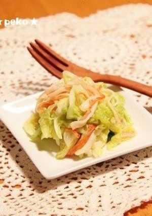 ぱぱっと簡単☆白菜とカニカマのピクルス-レシピのメイン写真