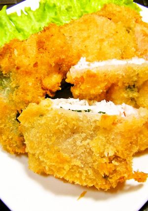 ささ身と大葉のパン粉焼き♡-レシピのメイン写真