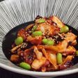 胡麻油香る枝豆たこキムチ
