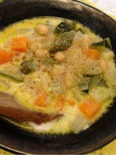 たっぷり野菜と大豆のミルクスープ-レシピのメイン写真