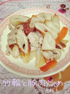 竹輪と豚肉炒め-レシピのメイン写真