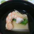 エビと豆腐の葛椀
