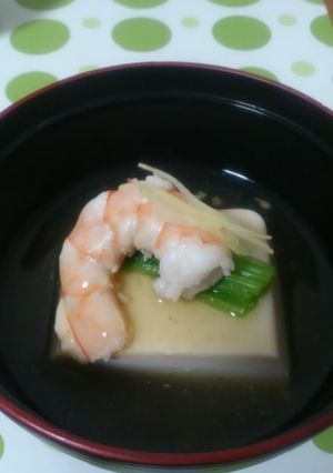 エビと豆腐の葛椀-レシピのメイン写真