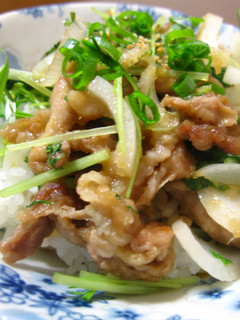 シャキシャキ★豚の生姜焼き(丼)-レシピのメイン写真