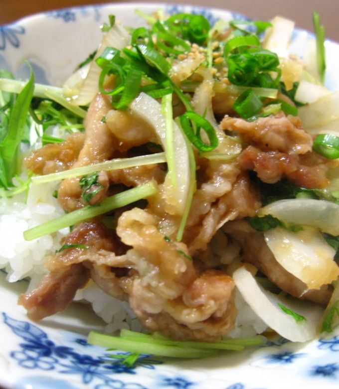 シャキシャキ★豚の生姜焼き(丼)-レシピのメイン写真