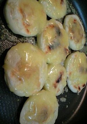 ジャガイモお焼き１手づかみおやつメモ-レシピのメイン写真