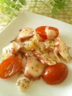 たことトマトのマリネ-レシピのメイン写真