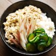 豆腐と鶏肉の梅そぼろごはん