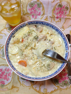 簡単カルボナーラ風うどん-レシピのメイン写真
