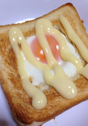 目玉焼きトースト-レシピのメイン写真
