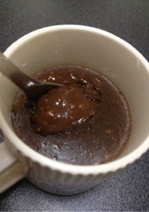 覚書。一人分のチョコクリチフォンダン-レシピのメイン写真