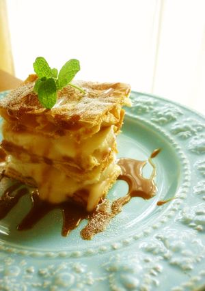 【カフェ風】シュー＊ミルフィーユ-レシピのメイン写真