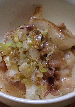 ちゃちゃっとネギ塩豚丼-レシピのメイン写真