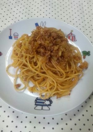 我が家のミートスパゲッティ-レシピのメイン写真