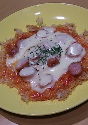 残ったそうめんで!簡単ピザ♪-レシピのメイン写真