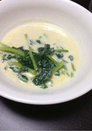 小松菜のうまうまクリーム煮-レシピのメイン写真