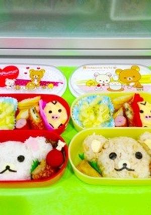キャラ弁リラックマ＆コリラックマ-レシピのメイン写真