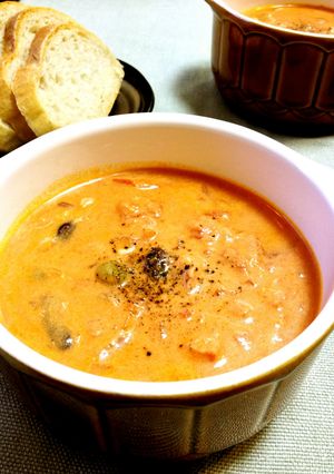 簡単☆トマトクリームスープ-レシピのメイン写真