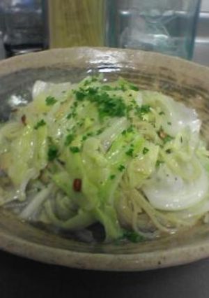 キャベツの中華風ペペロンチーノ-レシピのメイン写真