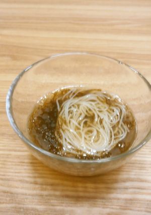 おつまみ✿さっぱり!もずくそうめん-レシピのメイン写真