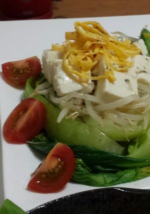 お豆腐の黒酢ドレッシング-レシピのメイン写真