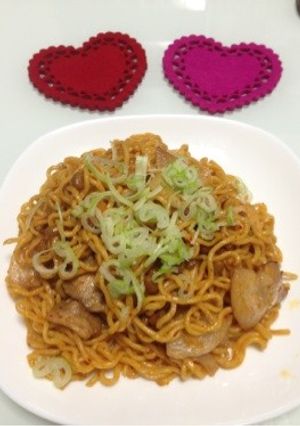 キムチ納豆焼きそば-レシピのメイン写真
