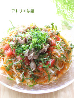 爽快♪豚肉&たっぷり野菜✿ぶっかけ素麺✿-レシピのメイン写真