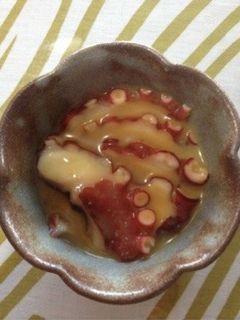 簡単♪タコの酢味噌和え-レシピのメイン写真