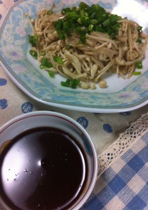 簡単ピリ辛　おつまみに　えのきポン酢-レシピのメイン写真