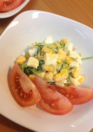 豆苗のマヨ醤油サラダ-レシピのメイン写真