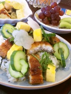 土用の丑の日はうなぎの散らし寿司♪-レシピのメイン写真