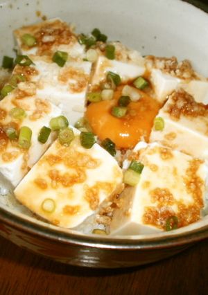 豆腐のサッパリなのに濃厚!ボリューム丼-レシピのメイン写真