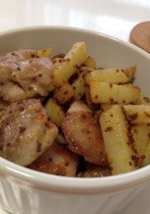 チキンのマスタードマヨ和え-レシピのメイン写真