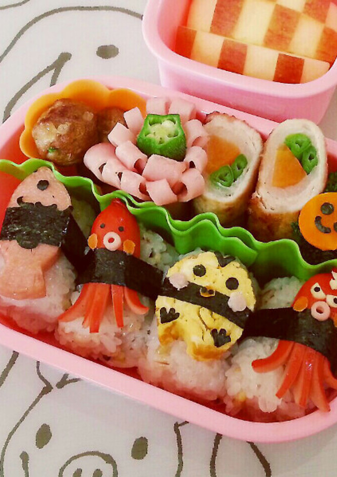 タコのお寿司風　キャラ弁♪-レシピのメイン写真