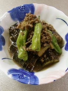 茄子のそぼろ煮-レシピのメイン写真
