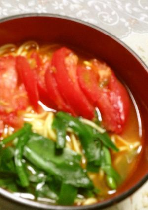 トマトのラーメン-レシピのメイン写真